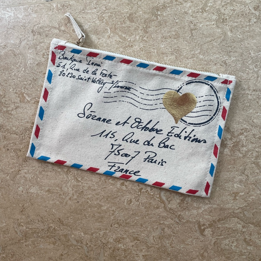 Sezane x Inoui travel pouch